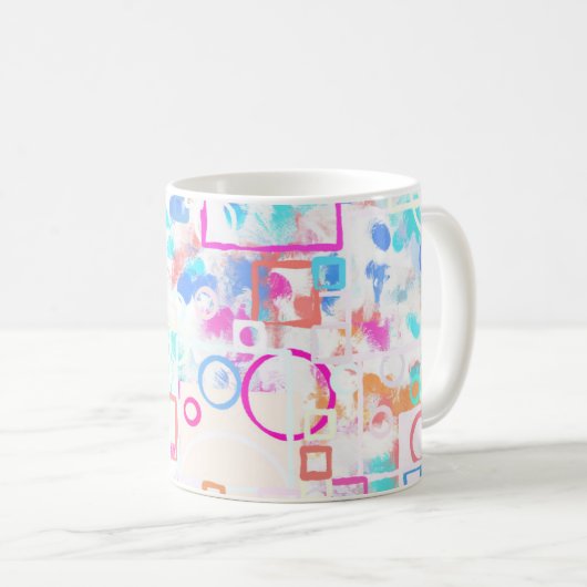 Mug Formes géométriques Abstraites (Devant droit)
