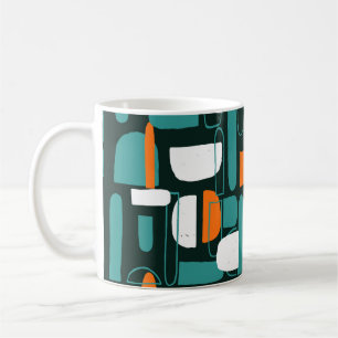 Mug Formes géométriques Abstraites, Style Vintage.