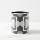 Mug Formes géométriques avec rose (Centre)