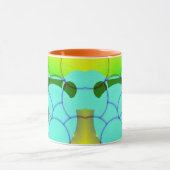 Mug Formes géométriques colorées Art Abstrait (Centre)