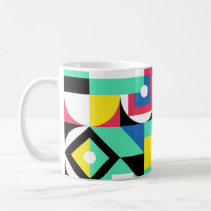 Mug Formes géométriques colorées Ornement décoratif