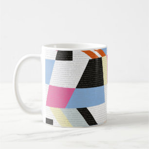 Mug Formes géométriques créatives, conception motif de