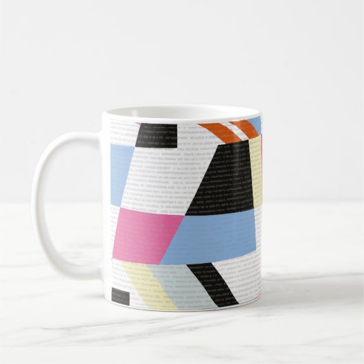 Mug Formes géométriques créatives, conception motif de (Gauche)