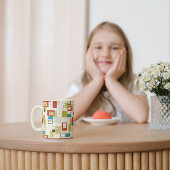 Mug Formes géométriques élégantes rétro du milieu du s