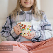 Mug Formes géométriques élégantes rétro du milieu du s