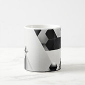 Mug Formes géométriques en noir blanc gris (Centre)