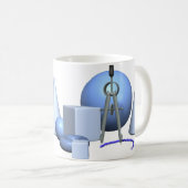 Mug Formes géométriques et géométriques (Devant droit)