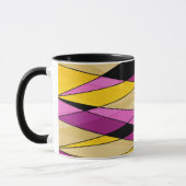 Mug formes géométriques modernes Abstraites triangles  (Gauche)