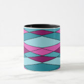 Mug formes géométriques modernes Abstraites triangles  (Centre)