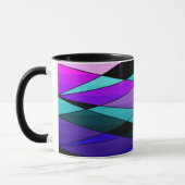 Mug formes géométriques modernes Abstraites triangles  (Gauche)