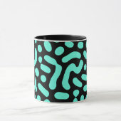 Mug Formes géométriques monochromatiques vertes (Centre)