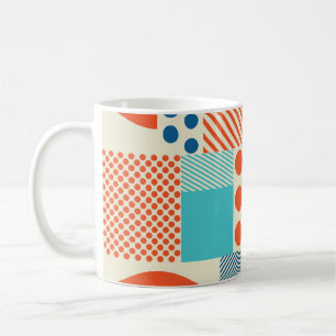 Mug Formes géométriques, Motif d'art moderne.