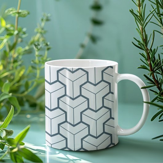 Mug Formes géométriques Motif transparent