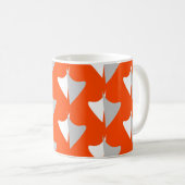 Mug Formes géométriques rétro avec motif abstrait tran (Devant droit)