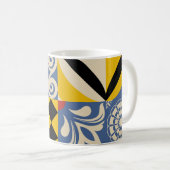 Mug Formes géométriques rétro : azulejos. (Devant droit)
