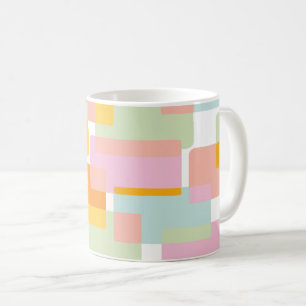 Mug Formes géométriques simples dans les Pastels Jaune