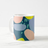 Mug Formes géométriques : style coloré Memphis (Devant gauche)