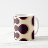 Mug Formes globulaires épineuses, teintes marron motif (Devant droit)