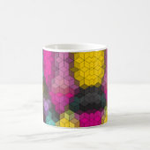 Mug formes hexagones géométriques modernes Abstraites  (Centre)