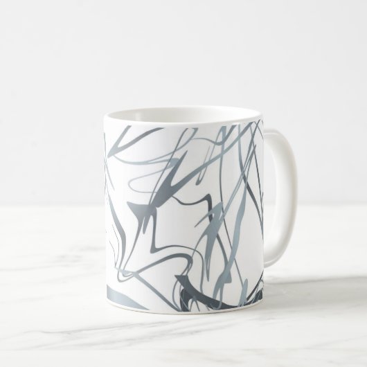 Mug Formes modernes minimes géométriques Abstraites De (Devant droit)