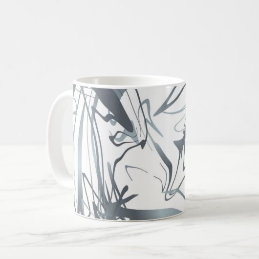 Mug Formes modernes minimes géométriques Abstraites De (Devant gauche)