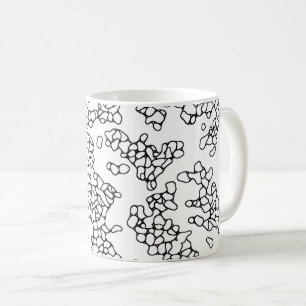 Mug Formes noires et blanches cool