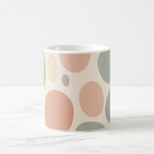 Mug Formes organiques abstraites neutres modernes 