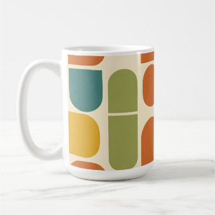 Mug Formes organiques de style moderne du milieu du si