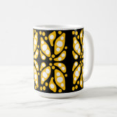 Mug Formes organiques flux abstrait (Devant droit)
