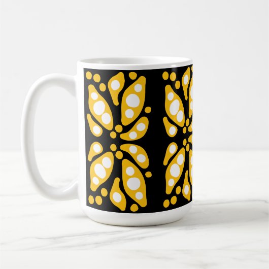 Mug Formes organiques flux abstrait (Gauche)