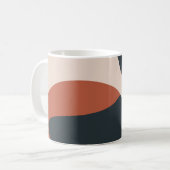Mug Formes organiques Tons chauds Moderne     (Devant gauche)