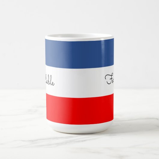 Mug Formidable drapeau français (Centre)