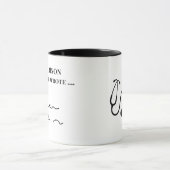 Mug Formidable prescription d'écriture personnalisée p (Centre)