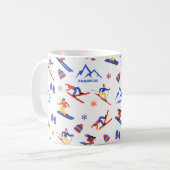 Mug Formigal Espagne Aragon Motif de snowboard (Devant gauche)