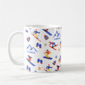 Mug Formigal Espagne Aragon Motif de snowboard (Gauche)