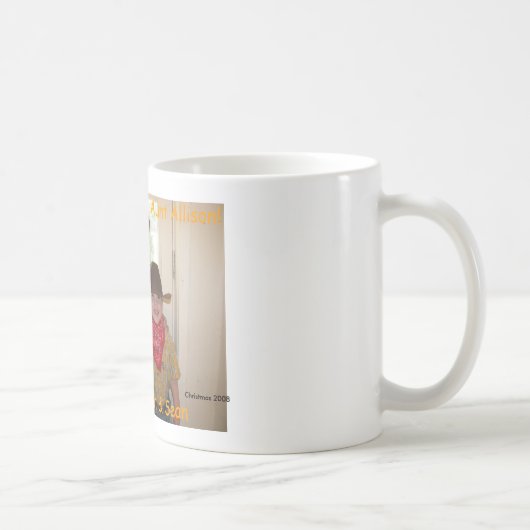 Mug formug, Joyeux Noël, tante Allison ! Amour, (Droite)