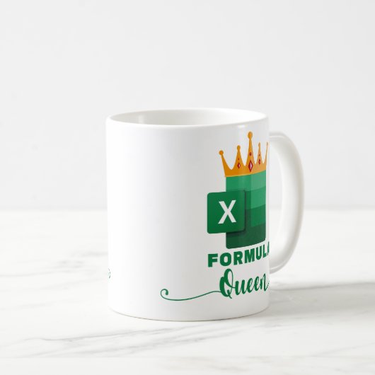 Mug FORMULA reine Funny Comptable cadeau sarcastique (Devant droit)