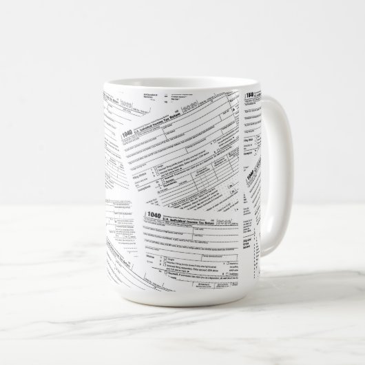 Mug Formulaires fiscaux (Devant droit)