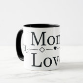 Mug Formule Amour de Maman (Devant gauche)