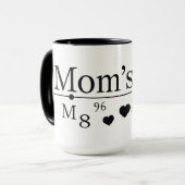 Mug Formule Amour de Maman 02 (Devant gauche)