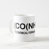 Mug Formule chimique amusante pour la Diarrhea Coffee (Devant gauche)