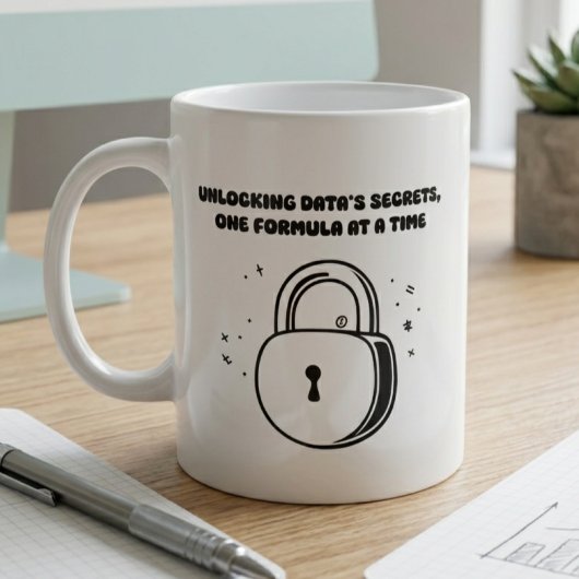 Mug Formule d'analyse de données secrètes Assistant de
