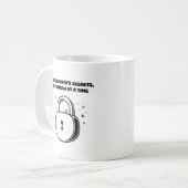 Mug Formule d'analyse de données secrètes Assistant de (Devant gauche)