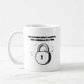 Mug Formule d'analyse de données secrètes Assistant de (Gauche)
