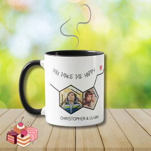 Mug Formule de bonheur de la sérotonine Photo et noms