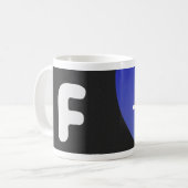 Mug formule de gravité : F=GMm/r^2 dévoilé (Devant gauche)
