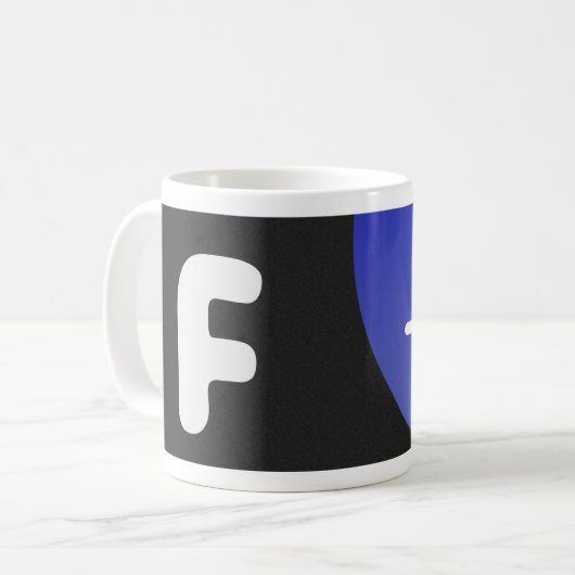 Mug formule de gravité : F=GMm/r^2 dévoilé (Devant gauche)