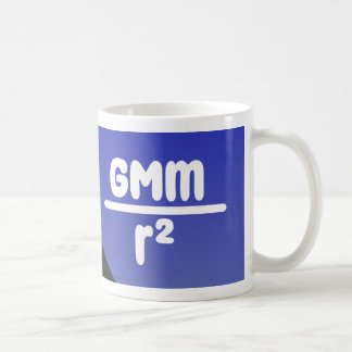 Mug formule de gravité : F=GMm/r^2 dévoilé