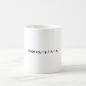 Mug Formule de pente Math Mathématique Physique (Centre)