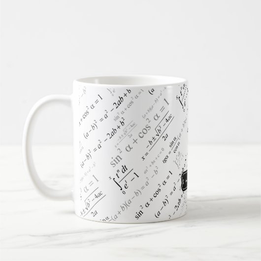 Mug Formule drôle de maths pour l'étudiant de (Gauche)